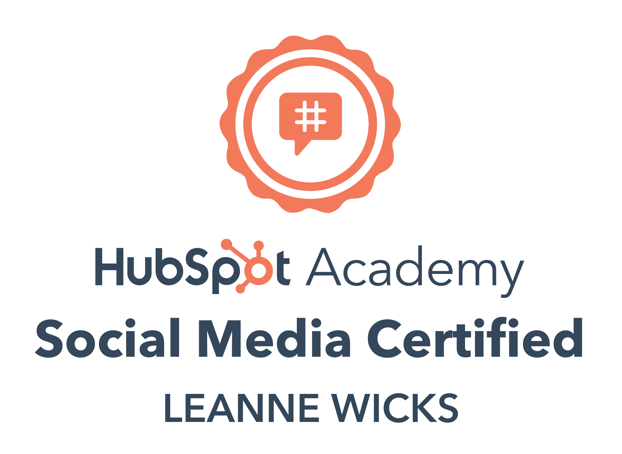 HubSpot Social Media Certification