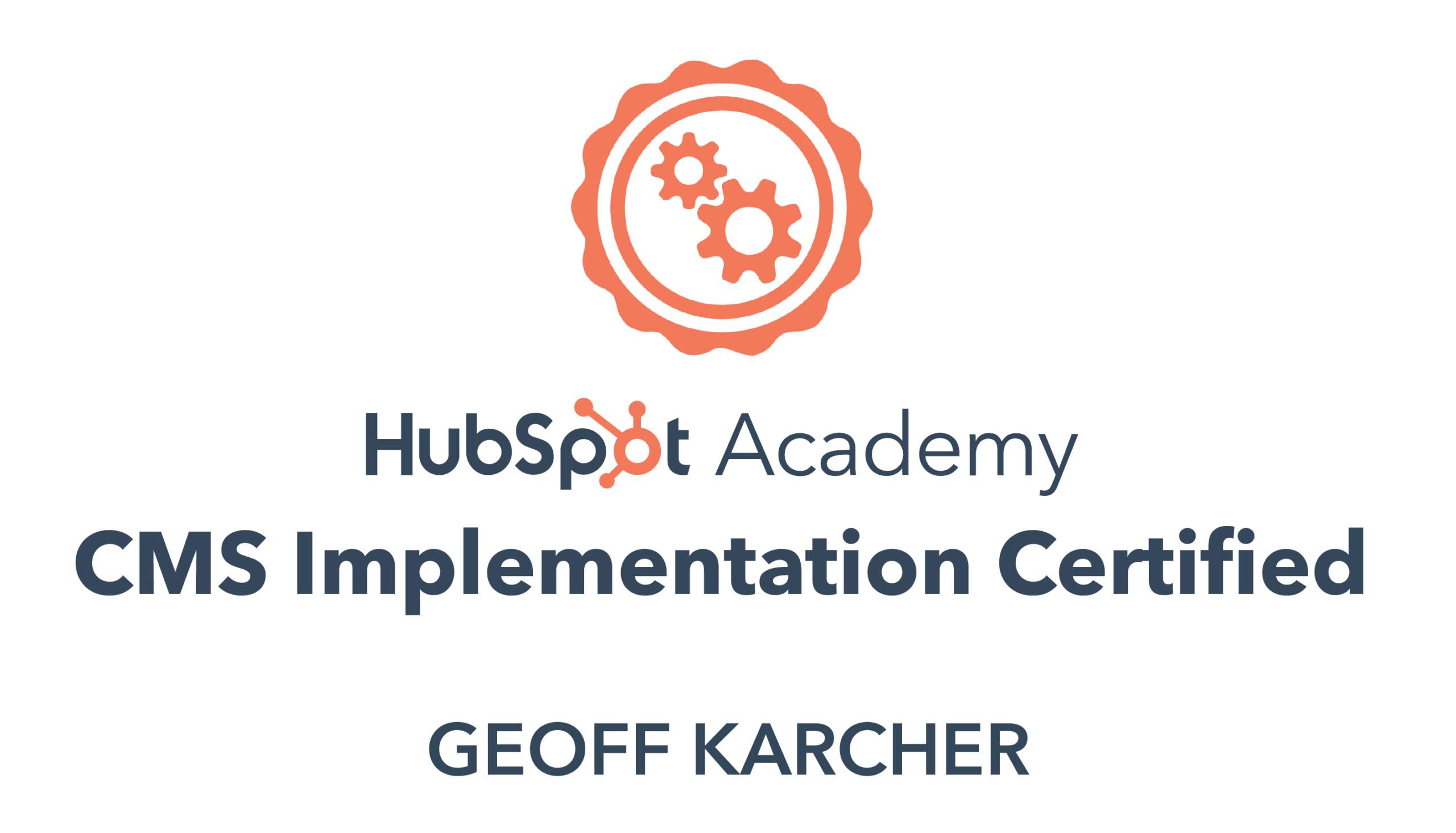 HubSpot CMS Implementation Certification