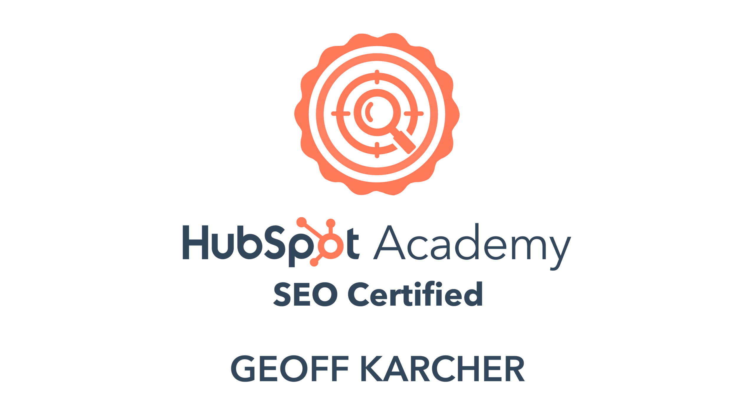 HubSpot SEO Certification