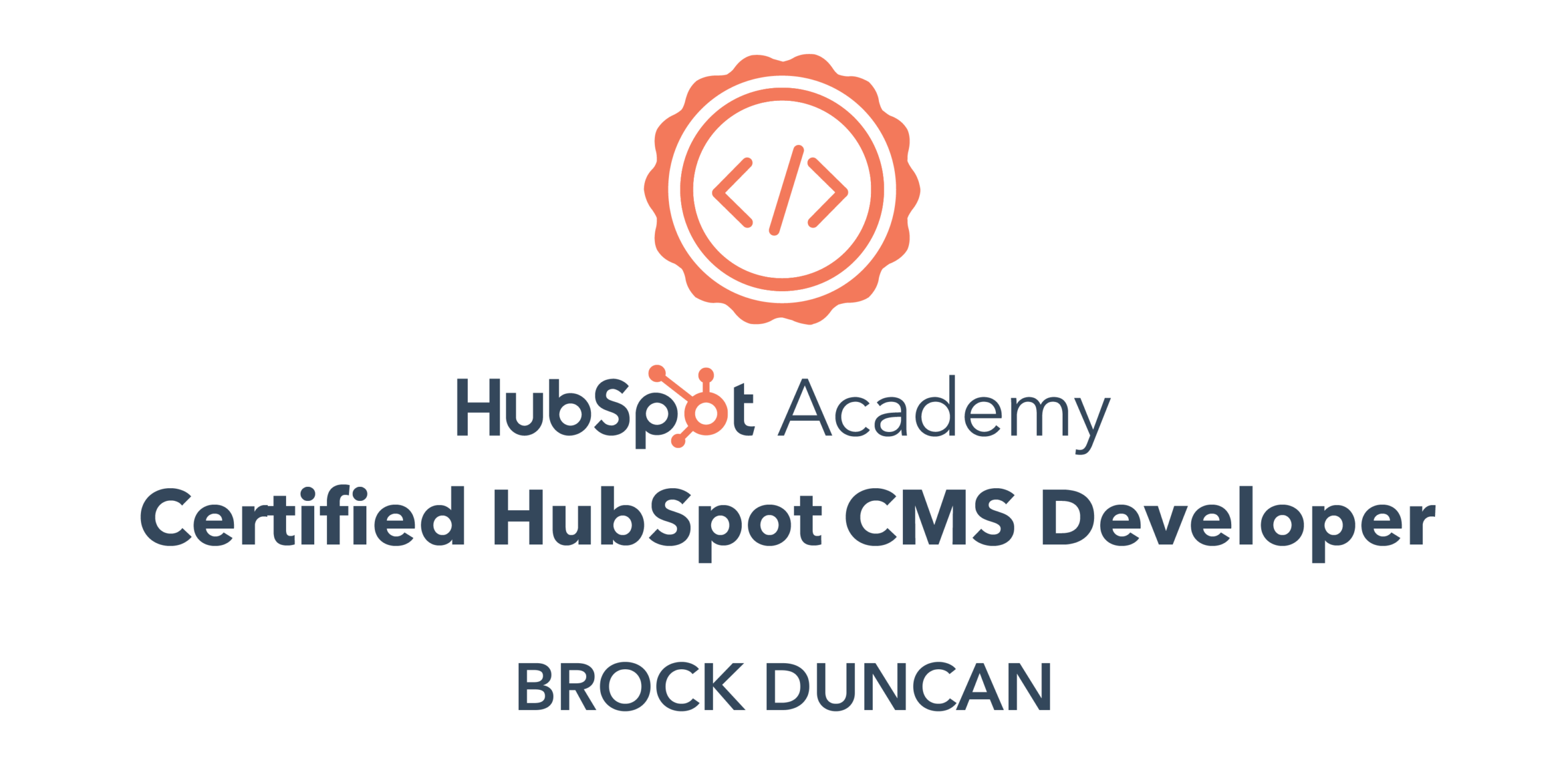 HubSpot CMS Developer Certification