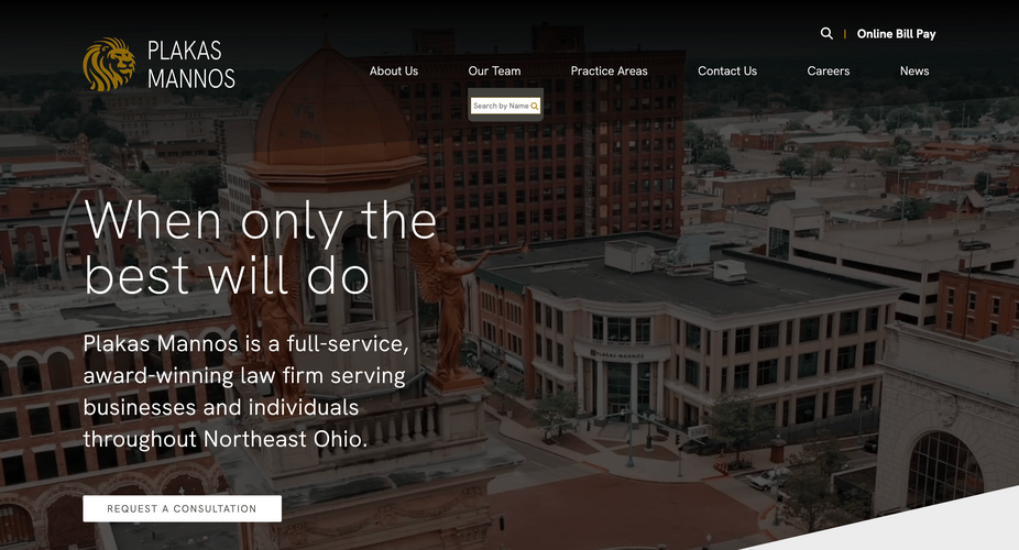 Plakas Mannos Homepage After Website Redesign