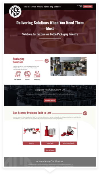 TKG developed RSS MACLIN's website on Umbraco