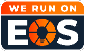 Runs on EOS badge